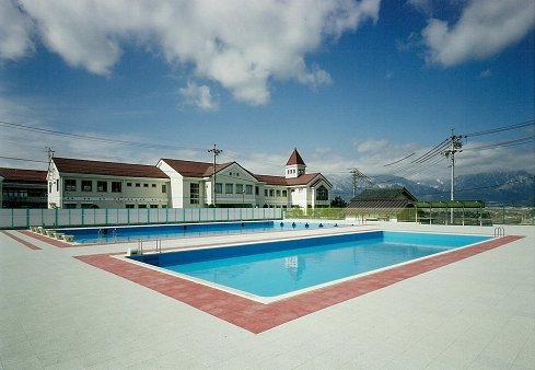 安曇野市 明南小学校 明科中学校 プール 体育施設 伊藤建築設計事務所