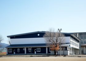 松本市 筑摩野中学校体育館